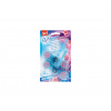 Q-Power Tuhý WC záves Blue Aqua Exotic Flower 2 ks