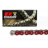 EK QX-krúžková reťaz -Made in JAPAN EK 520 SRX2 100 L červená/strieborná