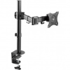 Polohovatelný držiak ULTRADESK SKELETON Single pre monitor, 2-9KG, svorka a priechodka stola, 17