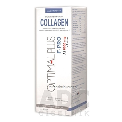 OPTIMAL PLUS F - PRO COLLAGEN nová vylepšená receptúra, roztok 1x500 ml