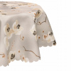 Obrús na stôl - Pathe -Resistant obrus 130 x 130 cm koleso (Obrus okrúhleho bodu 130 Orchid Koło)