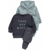 Teplaková súprava - Adidas GN6827 Detské dráhy veľkosť 134 Červená, modrá, žltá (2-balenie Tracksuit Mint Love George 1,5-2L)