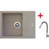 Sinks PERFECTO 650 Avena + ELASTA S nerez/čierná