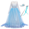 Elsa Frozen - Šaty Outfit Elsa Elzy Pozemok Ice 2 kostým 116