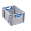 Euro prepravky classic-line B, madlá modré, z PP, 400 x 300 x 220 mm, BJ = 8 ks
