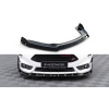 Maxton Design spoiler pod přední nárazník ver.6 s křidélky pro Ford Fiesta ST Mk7 Facelift, černý lesklý plast ABS SLEVA 5%