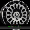 MAK OVERLAND 8x18 6x120 ET45.00 gloss black mirror ring