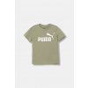 Detské bavlnené tričko Puma ESS No. 1 Logo Tee 684906 zelená 128
