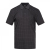 Slazenger Check Golf Polo Mens Charcoal 3XL