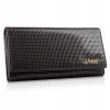 Peňaženka - Produkt Betlewski Wallet Natural Leather Black BPD-DT-100-Womens (Betlewski kožená peňaženka dámska veľká lana RFID)