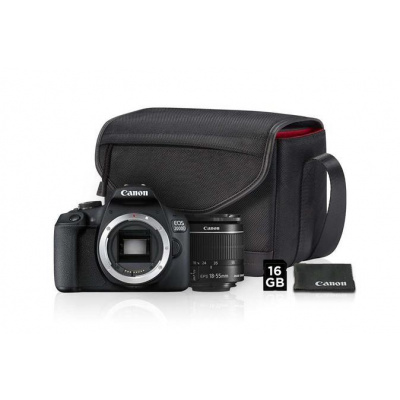 Canon EOS 2000D + 18-55 DC + SB130 + 16GB 2728C054
