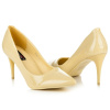 Elegantné lakované žlté lodičky - YES-366-1L.Y 38