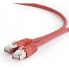 Gembird patch kábel RJ45, cat. 6a, FTP, 5,0m, červený PP6A-LSZHCU-R-5M