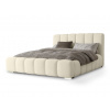 Wilsondo Čalúnená manželská posteľ s úložným priestorom Velo 180x200 - krémová Royal