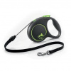 Flexi Black Design remienok zelený M 5 m do 20 kg