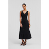 ŠATY KARL LAGERFELD COTTON DAY DRESS BLACK