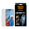 PanzerGlass Privacy - Ochrana obrazovky pro mobilní telefon - ultra-wide fit with fastfit in-a-box - sklo - s bezpecnostním filtrem - pro Apple iPhone 17 Pro