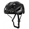 Prilba RockBros so svetlom, veľ.L s otoč.uťah., čierna