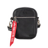 Alpha Industries RBF LEATHER UTILITY BAG black kožená taška na rameno Veľkosť: Unisex, Farba: čierna