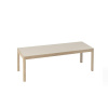 Muuto Konferenčný stolík Workshop 120x43, warm grey linoleum / oak