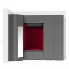 Signal Predsieňová stena AMI 39 Červená I Grafit