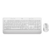 Logitech Logitech klávesnice s myší Wireless MK650 Signature - bezdrátová/Logitech bolt/Bluetooth/ CZ/SK/OFFWHITE
