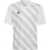 adidas teamwear Detský futbalový dres adidas Entrada 22 Graphic Jersey bielo-šedý HF0120 Veľkosť: 116 cm