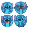 PODLOŽKY POD POHÁR DISNEY STITCH 4 KS