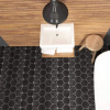 Scandi Hexa Black UNI 8x44,25 cm - 0,86 m2 Čierna Retro 15x17,3 Scandi
