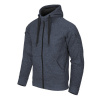 Helikon-Tex Covert Taktická mikina s kapucňou (FullZip) - Melange Blue - XL–Regular