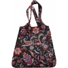 Nákupná taška Mini Maxi Shopper Paisley čierna