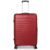 Veľký cestovný kufor na kolieskachpolypropylén 100l Madisson 33703 červená