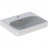 Geberit Smyle Square Umývadlo, 55x44 cm, s prepadom, otvor na batériu, biela 500.259.01.1