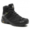 SALEWA Pánska treková obuv MS ALP TRAINER 2 MID GTX black/black - čierna Veľkosť EU: 44,5