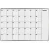 Plánovacia tabuľa ekoTAB mesačná, 100 x 70 cm, lakovaná