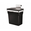 Vstavaný odpadkový kôš Simplehuman – 10 l, chrómovaná oceľ, plastové vedro (CW1643)
