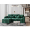 NEJBY Rohová sedačka ALISTAIR L, zelená MI09