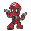 CUKROVÁ TLAČ jedlý obrázok na tortu Cukrová hmota Deadpool Marvel + MENO TEXT