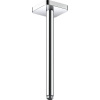AXOR ShowerSolutions prívod zo stropu, rozeta Softsquare, dĺžka 300 mm, chróm, 26966000