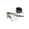 Strelecké okuliare M-Frame 3.0 Array SI Oakley®, 2 sklá – Číre + Dymovo sivé, Piesková