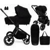 Kočík Muuvo Quick 4.0 Classic Black 2v1 + 2 ďalšie produkty (2v1 KOČÍK MUUVO QUICK 4.0 CLASSIC BLACK čierny +ś +t +m +f +ad bohatá výbava)