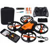 Dron s diaľkovým ovládaním a svetlom, poťah oranžový