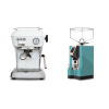 Ascaso Dream ONE, Cloud White + Eureka Mignon Specialita, CR tiffany blue
