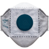 PORTWEST Respirátor EAGLE FFP2 P292, uhlíkový, skládací, plochý s ventilkem POR-P292WHR Bílá
