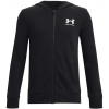 Mikina s kapucňou Under Armour UA Rival Terry FZ Hoodie-BLK 1377250-001 Veľkosť YMD