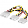 PremiumCord napájací kábel HDD 5,25 ''- 2x5,25'' kn-1