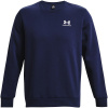 UNDER ARMOUR Essential Fleece Crew, Midnight Navy / White - M