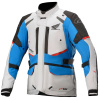 Bunda na motocykel Alpinestar Andes Drystar Honda sivo-čierno-modro-červená Veľkosť: 4XL
