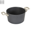 Titanový Hrnec Diamond Lite PRO s nerezovou rukojetí 24 cm na indukci - WOLL (Titanový hrnec na indukci 24 cm s nerezovou rukojetí Diamond Lite PRO - WOLL)