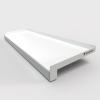 Vonkajšie parapet hliník ohýbaný 380 mm, tl. 1,4 mm, nos 40 mm, Biely RAL 9016